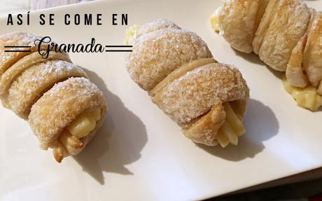 Cañas de crema sin gluten y sin lactosa