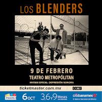 Concierto de Los Blenders y Depresión Sonora en Teatro Metropólitan
