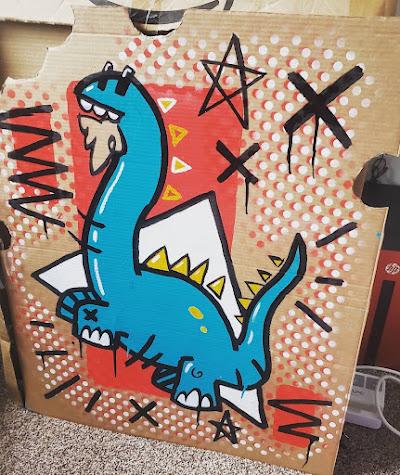 Los dinosaurios pop-art de William Lyday