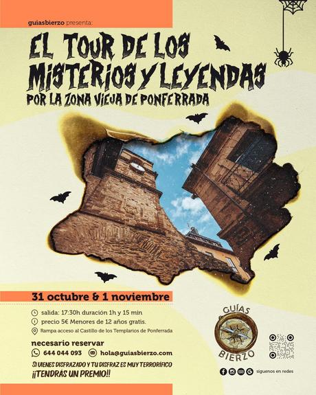 Guias Bierzo organiza en el Puente de los Santos: El Tour de los misterios y leyendas por la zona vieja de Ponferrada 1