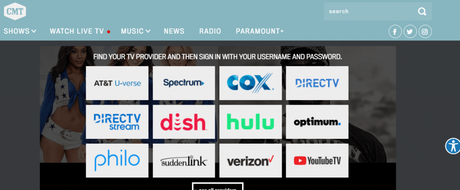 Inicie sesión en CMT en Firestick