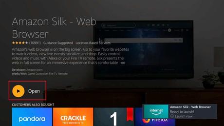 Navegador de seda en Firestick 