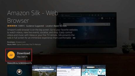 Navegador de seda en Firestick 