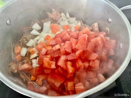 Caldo o fondo de crustáceos