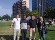 bulevar Barrio Rosaleda, convierte durante campo golf