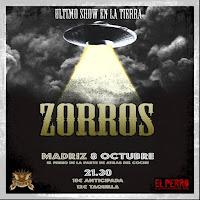 Concierto de Zorros en El perro de la parte de atrás del coche