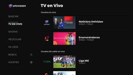Univisión en Google TV