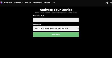 Activa Univision en Google TV