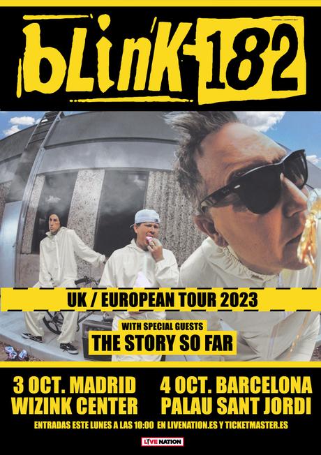La gira de reunión de Blink-182 tendrá conciertos en Madrid y Barcelona