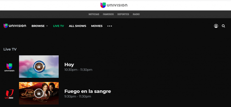Chromecast Univisión desde PC