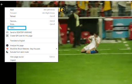 Opción de transmisión