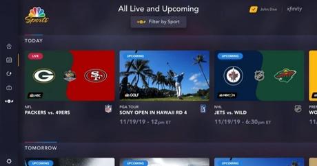 Lanzamiento NBC Deporte