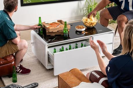 Mesa Sobro: inteligente y con sistema de sonido incorporado