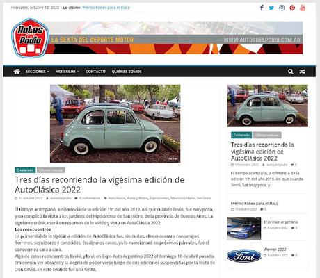 Muchas gracias Autos del Podio