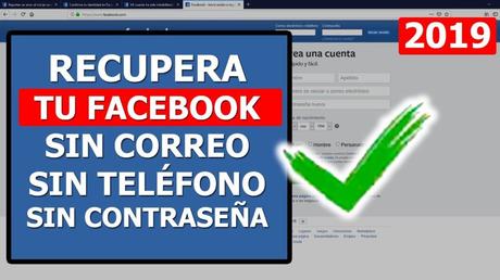 Cómo recuperar una cuenta de Facebook sin correo y sin número Cómo recuperar una cuenta de Facebook sin correo y sin número