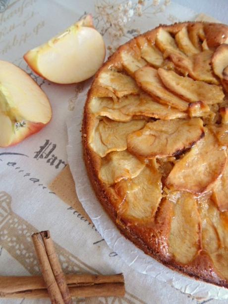 Tarta de manzana y canela