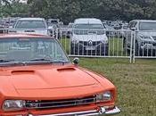 Plaza Argentina, lugar donde exhibieron vehículos argentinos