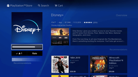 Disney Plus en PlayStation