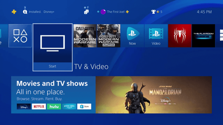 Opción de TV y video