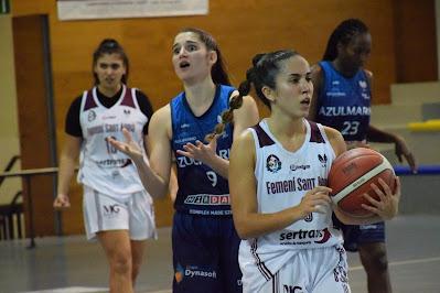 Galería de clics del Bàsquet Femení Sant Adrià-CB Sant Josep Obrer (Liga Femenina 2)