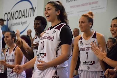 Galería de clics del Bàsquet Femení Sant Adrià-CB Sant Josep Obrer (Liga Femenina 2)