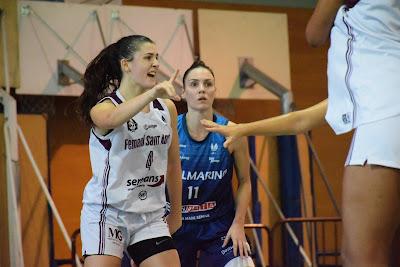 Galería de clics del Bàsquet Femení Sant Adrià-CB Sant Josep Obrer (Liga Femenina 2)