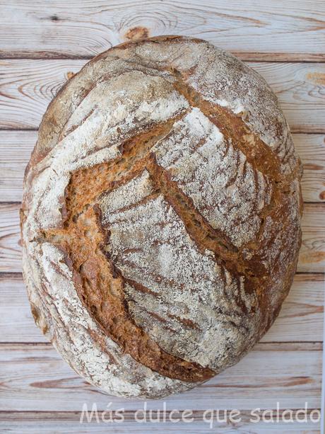 Pan con masa madre de centeno