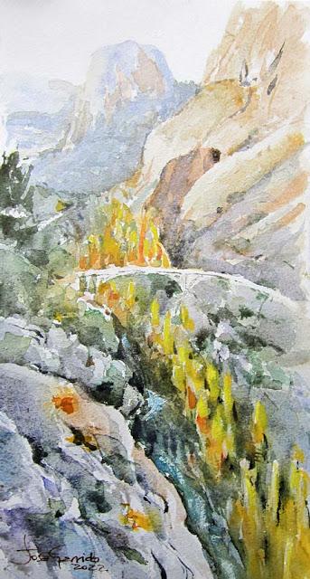 Paisajes, árboles y troncos de octubre