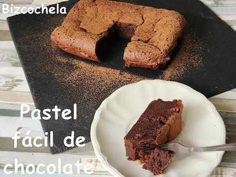 PASTEL FÁCIL DE CHOCOLATE