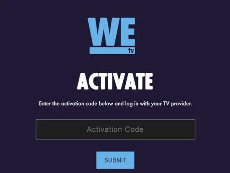 Activa WE TV en Roku