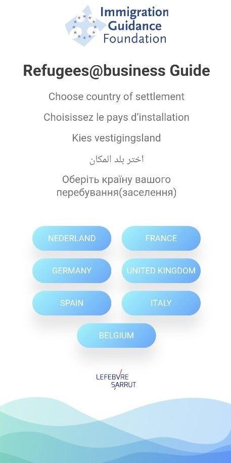 Lefebvre Sarrut ayuda a crear la aplicación Refugees@Business Guide para apoyar a los refugiados ucranianos en siete países europeos