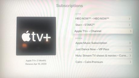 Presiona Apple TV +.
