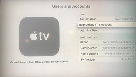 Cómo cancelar la suscripción a Apple TV: elige tu cuenta