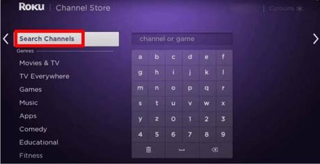 Seleccione Buscar canales