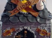 Tarta Mansión encantada para Halloween