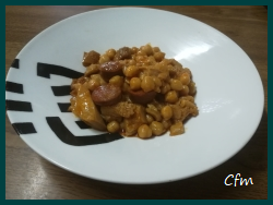 Callos con garbanzos