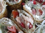 Rollitos calabacin tipo sushi