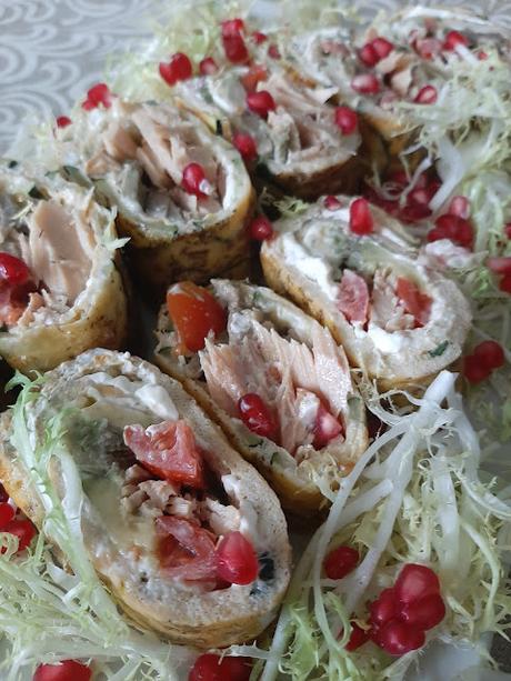 ROLLITOS DE CALABACIN TIPO SUSHI