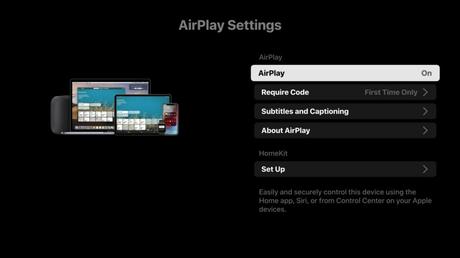 Habilitar AirPlay y Homekit  