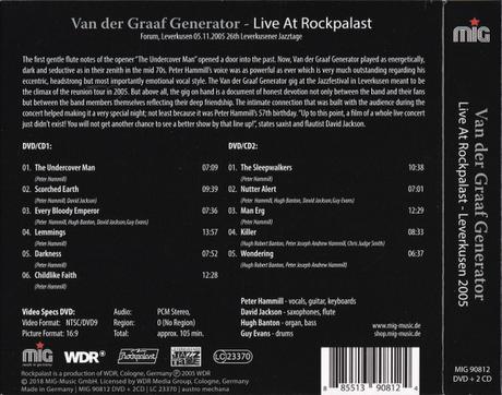 Van der Graaf Generator - Live at Rockpalast: Leverkusen 2005 (2018)