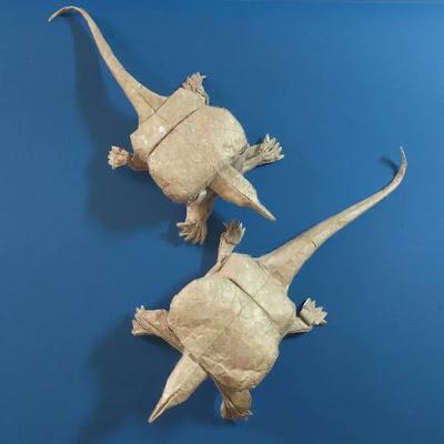 Los origami prehistóricos de Petr Stuchlý