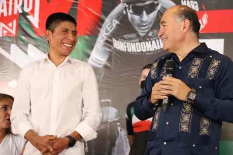 Ciclista colombiano histórico, Nairo Quintana llega este jueves a San Luis Potosí