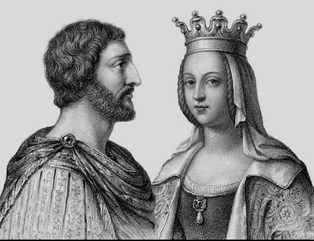 Hildegarda, tercera esposa de Carlomagno, rey de Francia