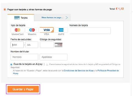 Guía para comprar en Aliexpress formas de pago en aliexpress