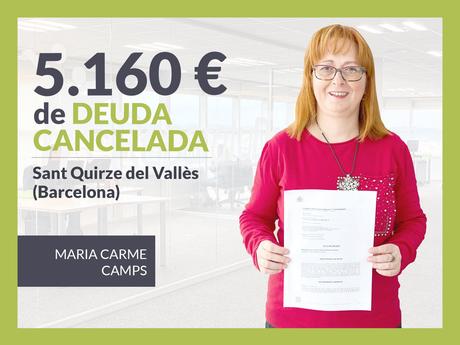 Repara tu Deuda cancela 5.160€ en Sant Quirze del Vallès (Barcelona) con la Ley de la Segunda Oportunidad