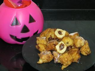 BUÑUELOS RELLENOS DE CHOCOLATE