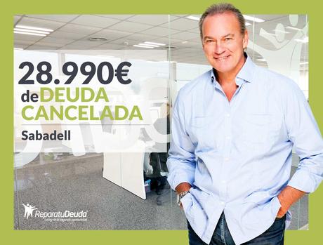 Repara tu Deuda Abogados cancela 28.990? en Sabadell (Barcelona) gracias a la Ley de Segunda Oportunidad