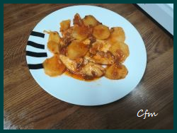 Filetes de gallo con pimentón