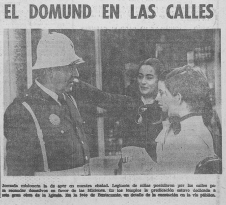 Hace 50 años en Santander:el DOMUND en las calles