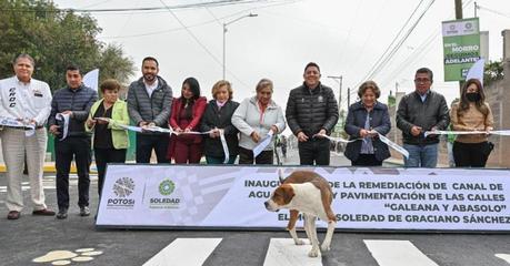 Gobernador Ricardo Gallardo arregla problema de aguas residuales en el Morro
